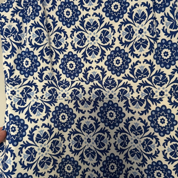 Boden Bridget Ponte Midi Dress Surf the Web Mosaic Bloom NWT - Picture 2 of 9